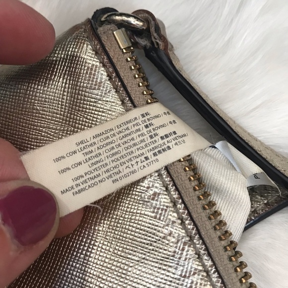 KATE SPADE Saffiano Leather Crossbody Tenley Gold - Picture 8 of 8